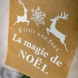 chemin de table Jute "La Magie de Noel"