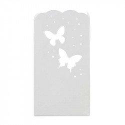 lanterne en papier motif papillon (x12)