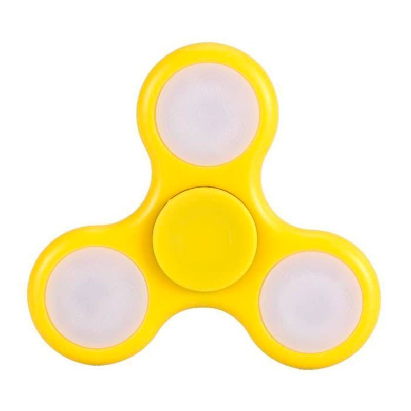 spinner Lumineux à l'unité noir & jaune