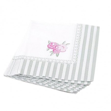 Serviettes Vintage Lilas (x20)