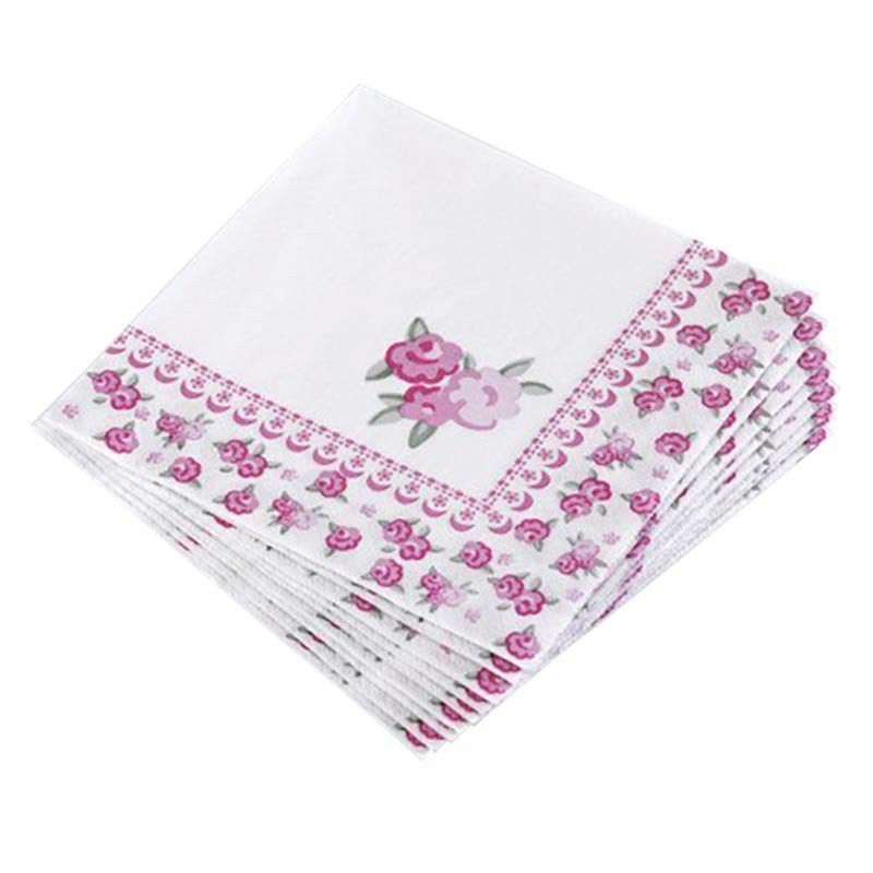 Serviettes Vintage Lilas (x16)