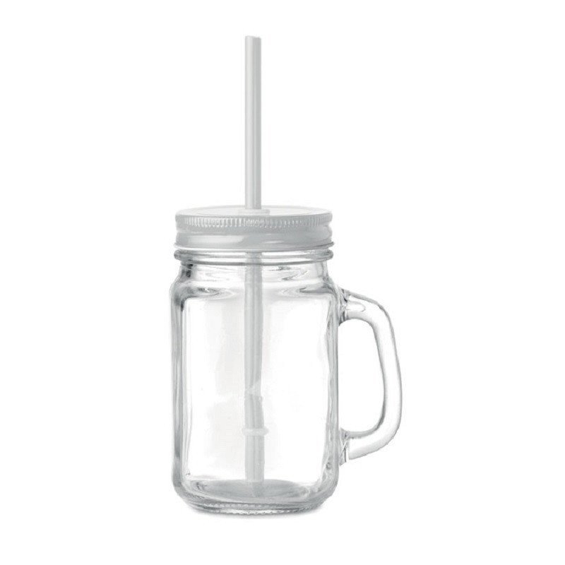 Mason Jars avec trou pour paille