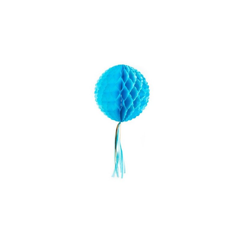 Boule alveolée Tassel turquoise 