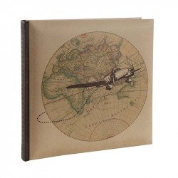 Livre d'or Voyage avec Planisphère