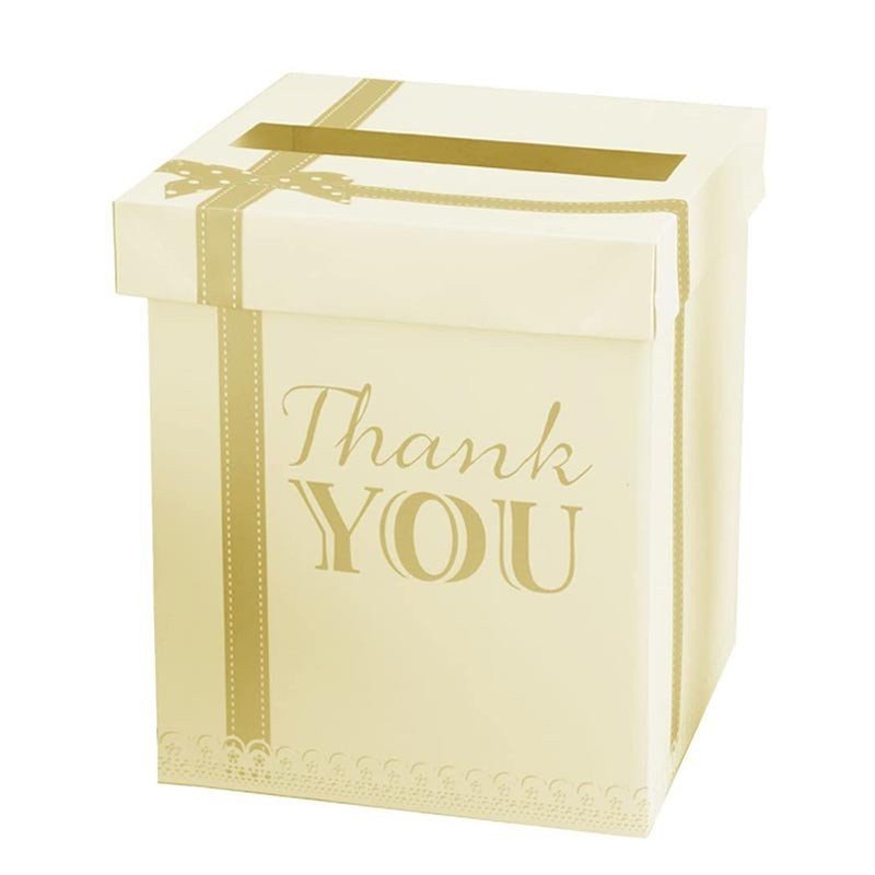 Urne/Tirelire cadeaux Vintage "thank you" or