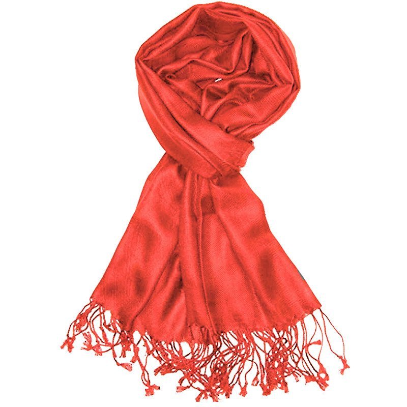 Pashminas rouge