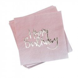 Serviette "Happy Birthday"