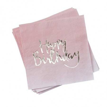 Serviette "Happy Birthday"