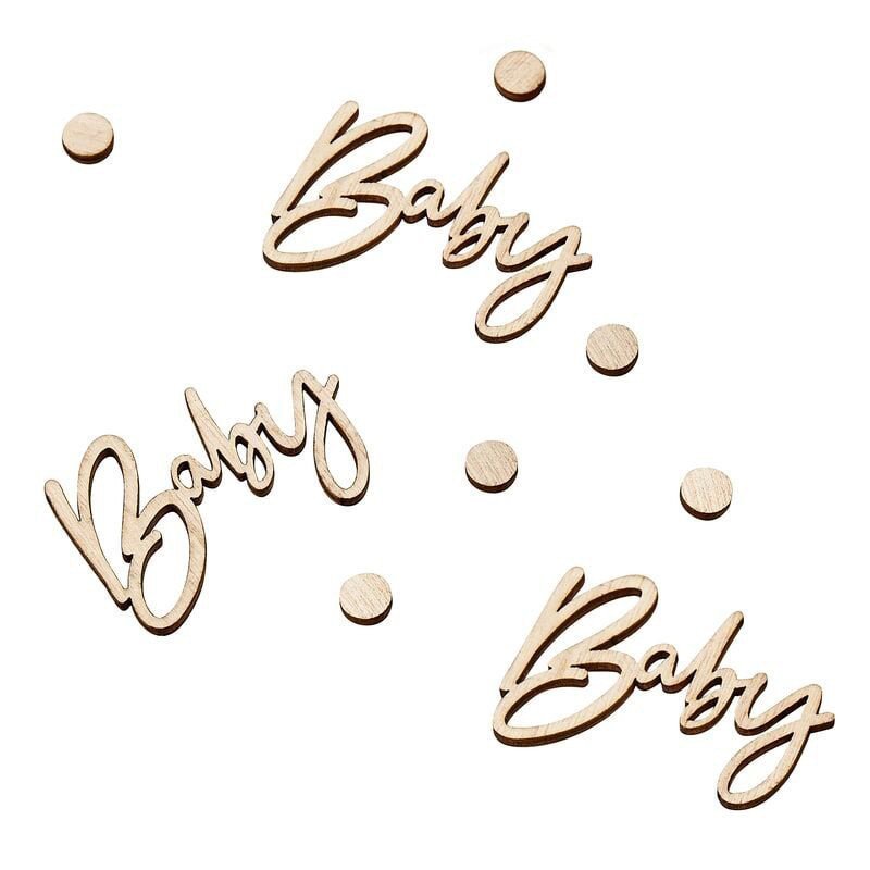 Confettis bois "Baby"