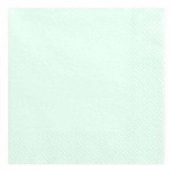 Serviettes Pastel menthe (x20)