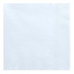 Serviettes Pastel bleu (x20)