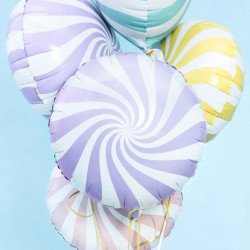 Ballon "Bonbon" violet 45 cm 