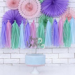 Guirlande tassel multicolores