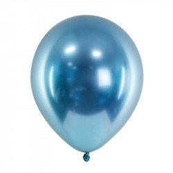 Ballons chromés - 30 cm (x3) Argent