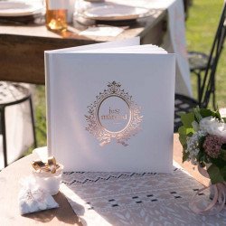 Livre d'Or "Just Married" Rose Gold