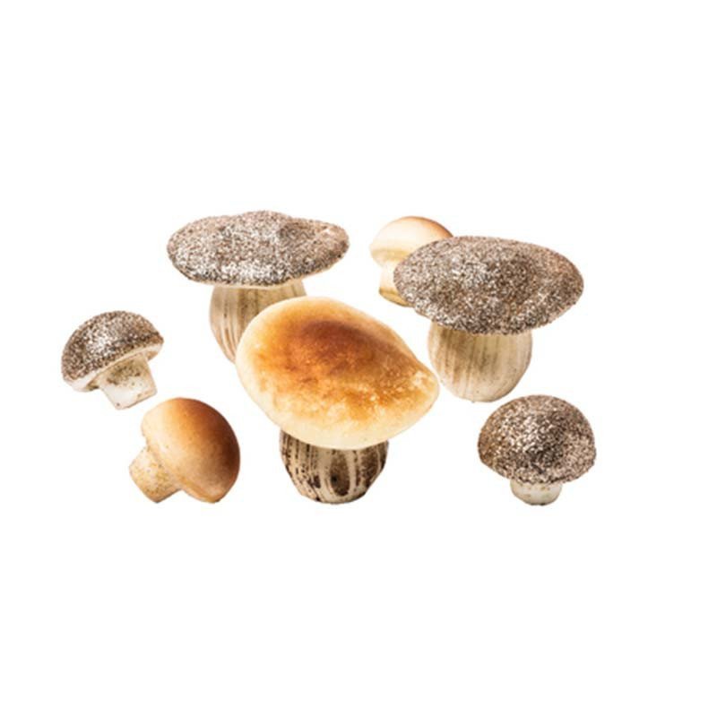 Champignons en mousse pailletés (x7)