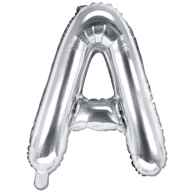 Ballon lettre argent - A - 35cm