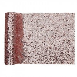 Chemin de table à sequins Rose Gold - 3M