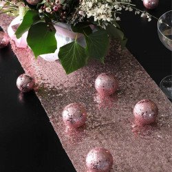 Chemin de table à sequins Rose Gold - 3M