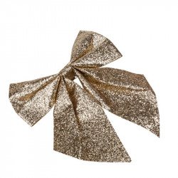 Noeud paillettes champagne