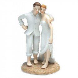 Figurine Couple sur le sable