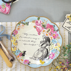 Assiettes "Alice aux pays des Merveilles" (x12)