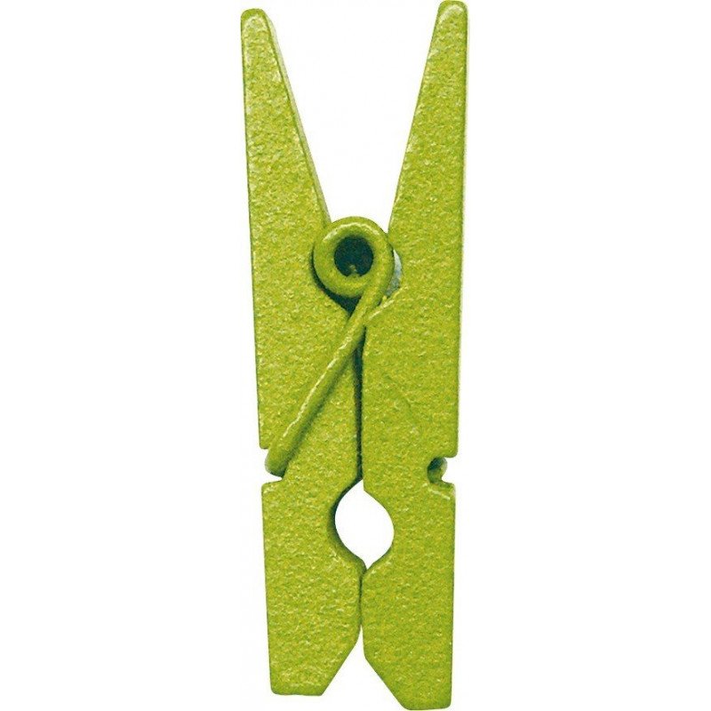 Pince en bois vert (x12)