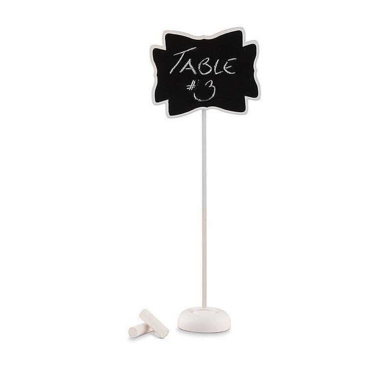 Marque-table blanc Ardoise