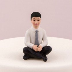 Figurine de mariage garçon adolescent