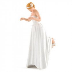 Figurine Romance - la mariée peau blanche