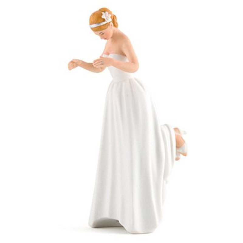 Figurine Romance - la mariée peau blanche