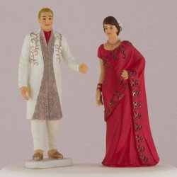 Figurine marié indien en tenue traditionnelle