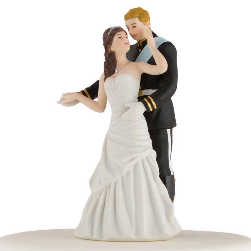 Figurine de pièce montée Prince et Princesse