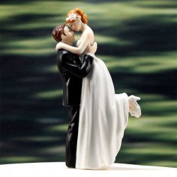 Figurine couple romance peau blanche