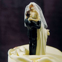 Figurine couple romance peau blanche