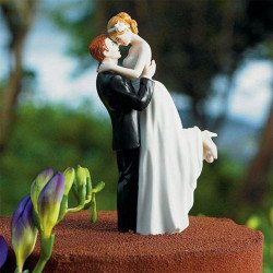 Figurine couple romance peau blanche