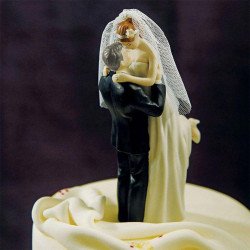 Figurine couple romance peau blanche