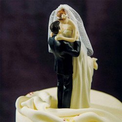 Figurine couple romance peau blanche