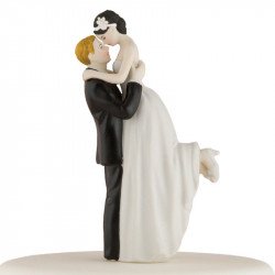 Figurine couple romance peau blanche