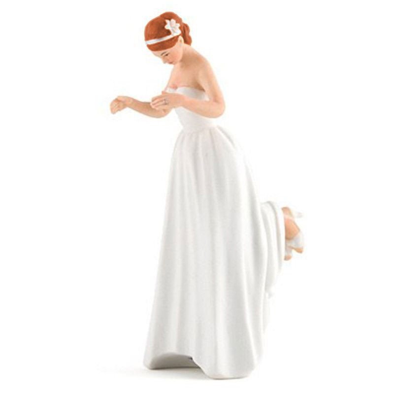 Figurine Romance - la mariée peau blanche