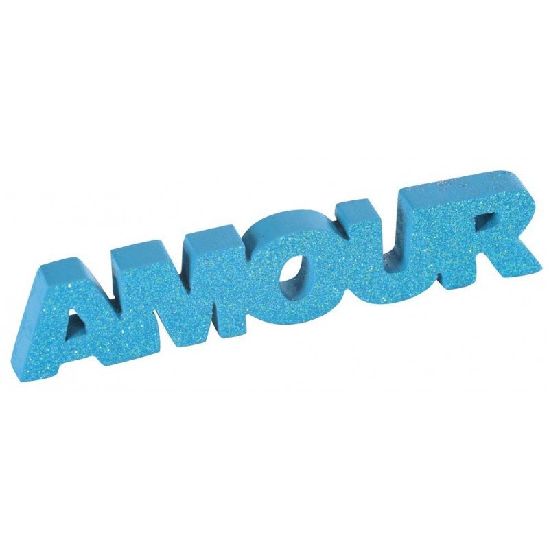 Mot Amour turquoise