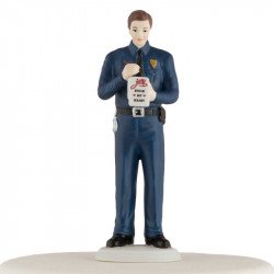 Figurine marié policier