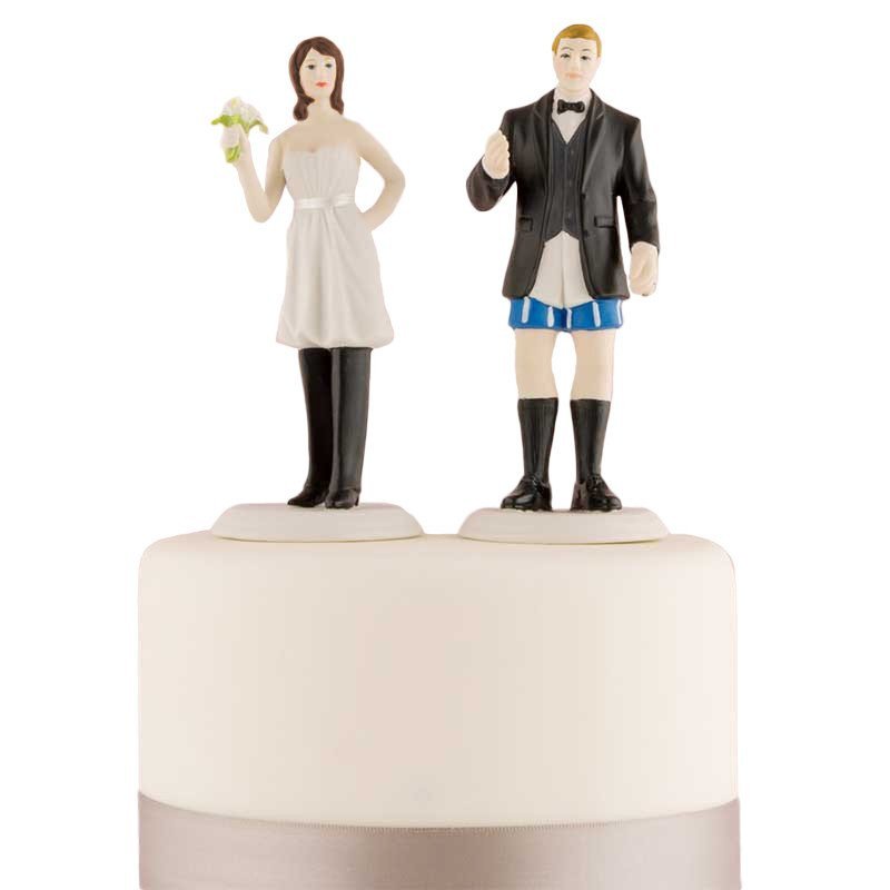 Figurine la mariée porte le pantalon