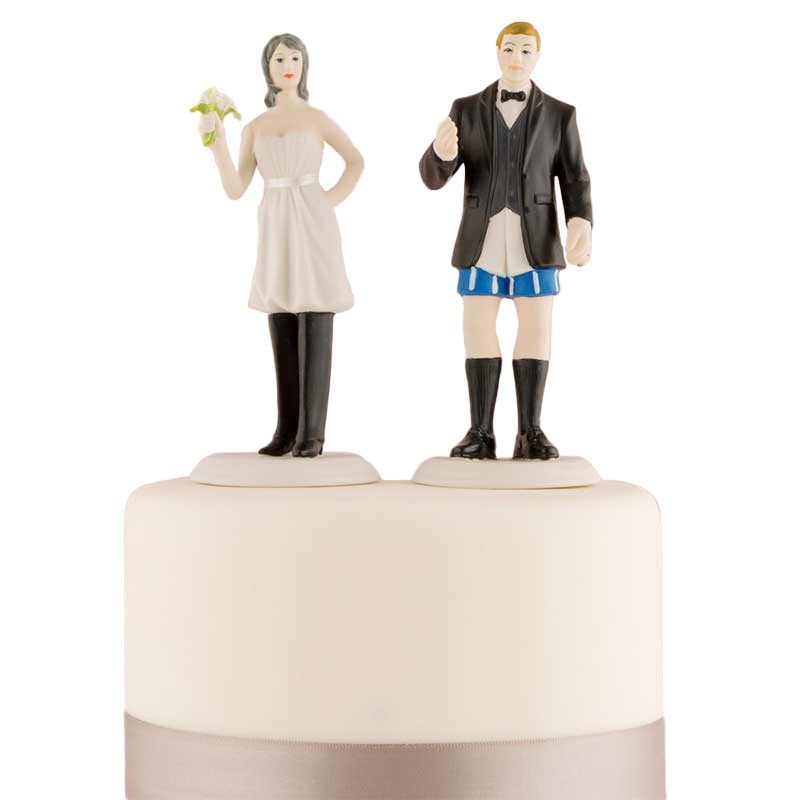 Figurine la mariée porte le pantalon