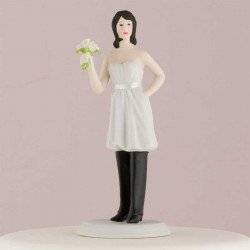 Figurine la mariée porte le pantalon