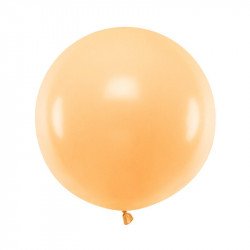 Ballon Rond Géant Pêche - 60 cm