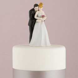 Figurine Couple et sa rose