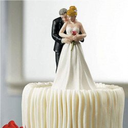 Figurine Couple et sa rose