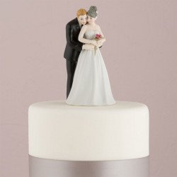 Figurine Couple et sa rose