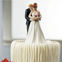 Figurine Couple et sa rose